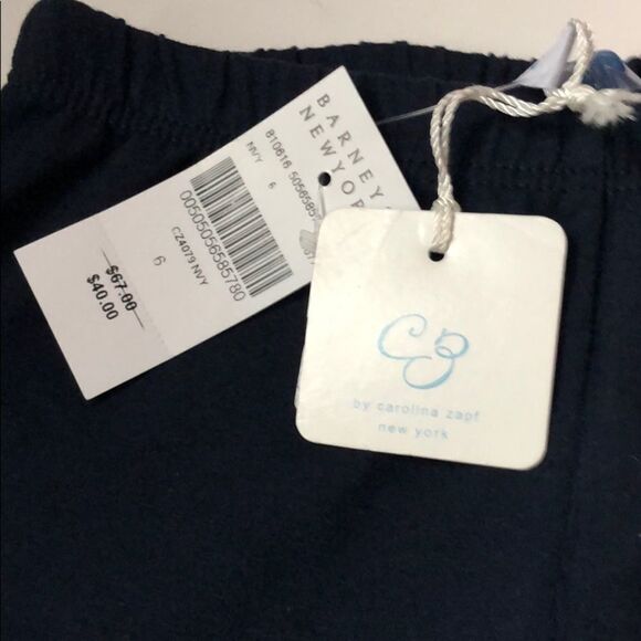 New CZ by Carolina Zapf Navy Girl’s Leggings- 6 - Picture 3 of 5